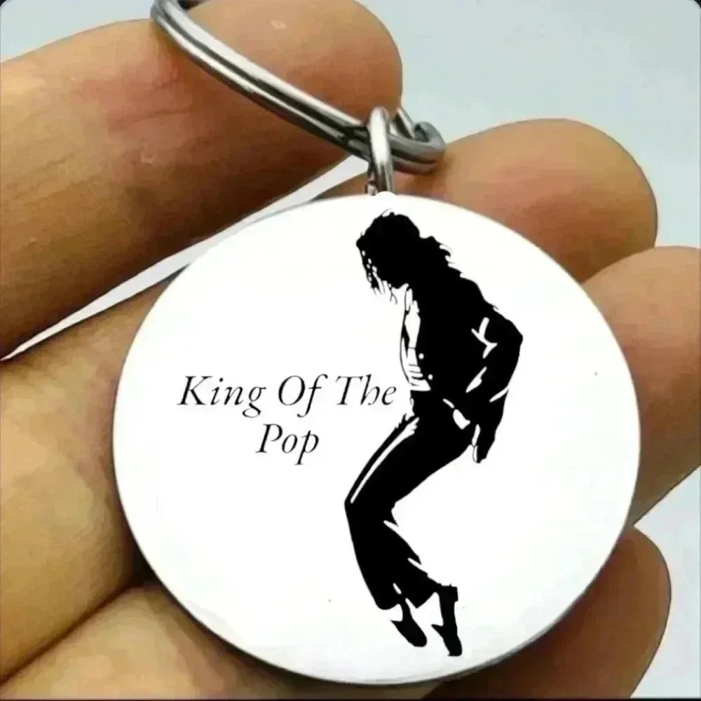 Michael Jackson Hot king of pop Keychain